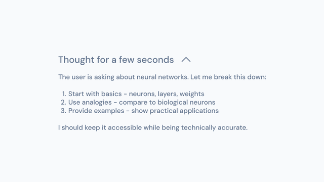 ChatReasoning preview
